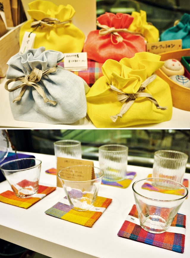 ナチュラルハンドメイド　テキスタイル長尾の夏リネン