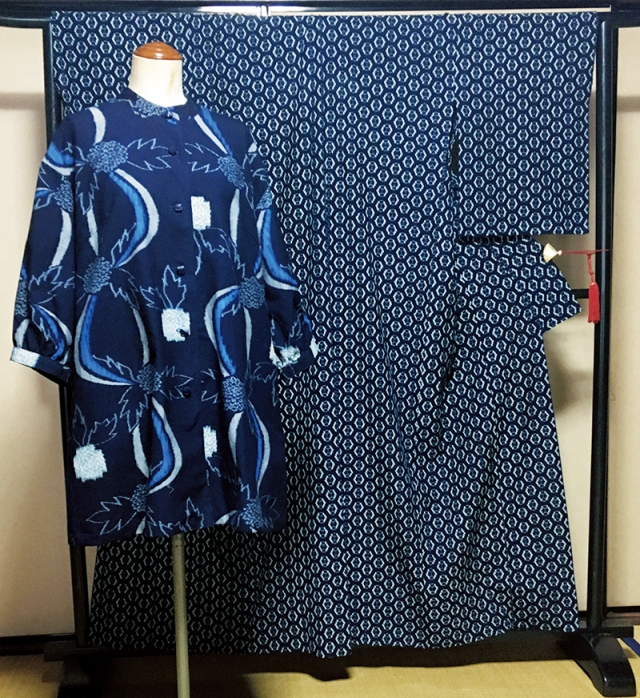 久留米かすり藍華田中絣工房展