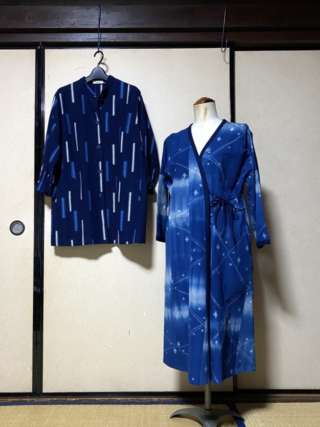 久留米かすり藍華田中絣工房展
