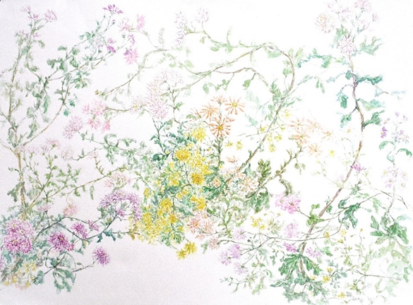 第13回　野の花庭の花を描く水彩画展