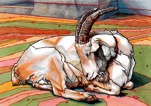 ちゃっきー個展カクカクした世界