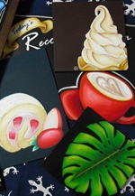 カラフル黒板絵　チョークアート展