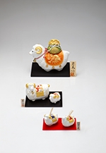 博多人形「羊」の干支と縁起物展