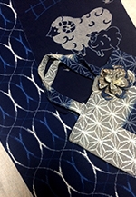 久留米かすり　藍華(あいか)田中絣工房