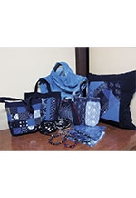 久留米かすり藍華田中絣工房展