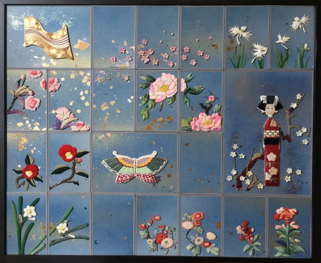 魅惑の古布ちりめん展