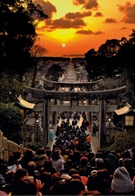 「光の道」と夕陽のまち～福津の夕陽フォトコンテスト