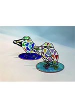 那珂川町の魅力PR展　関連イベントステンドグラス体験「ガラス遊び　カワセミのオブジェを創ろう」