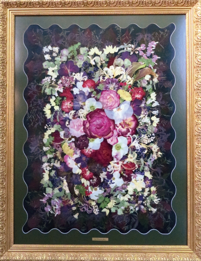 “花もよう”原プレスドフラワー押し花絵作品展