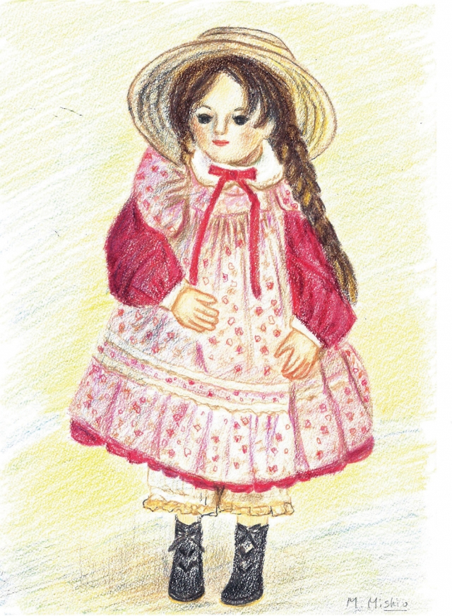 グループめだか色鉛筆画作品展