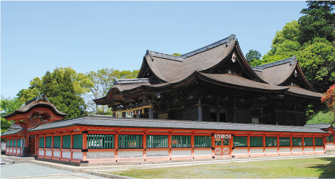 高良大社 本殿 幣殿 拝殿 久留米市 ふくおか建物紀行 アクロス福岡