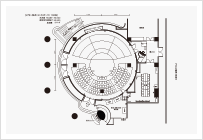 1F_円形ホール定型シアター100席